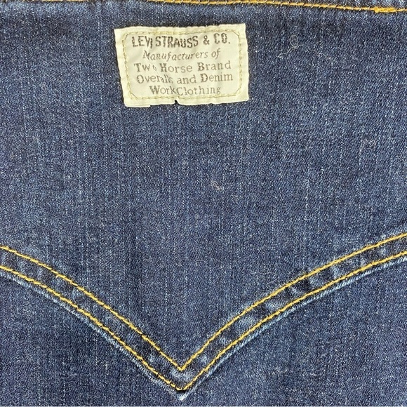 Levi's Veda Slim Fit Full Button Up Down Denim Jean Mini Dress Size XS (NWT) - Picture 8 of 9